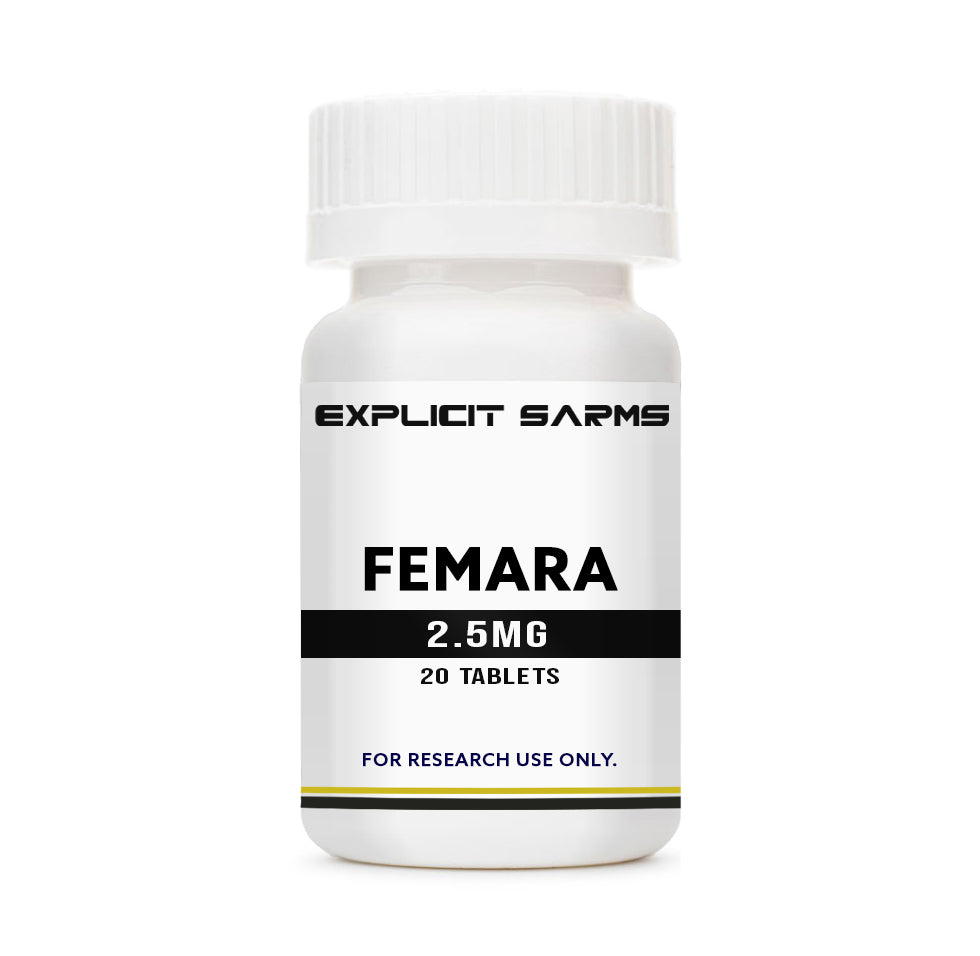 bottle of femara tablets 2.5mg