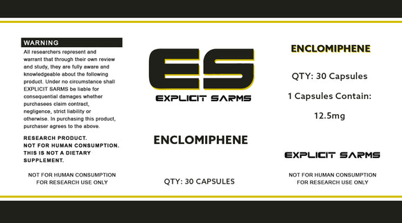 Enclomiphene- 12.5mg/caps- 30 cap