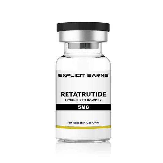 retatrutide vial of lyophilized powder by explicit sarms