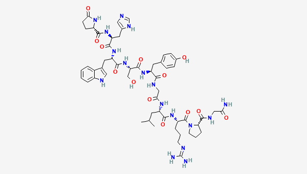 Gonadorelin molecular structure