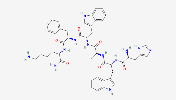 Hexarelin molecular structure