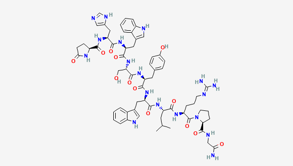 Triptorelin molecular structure