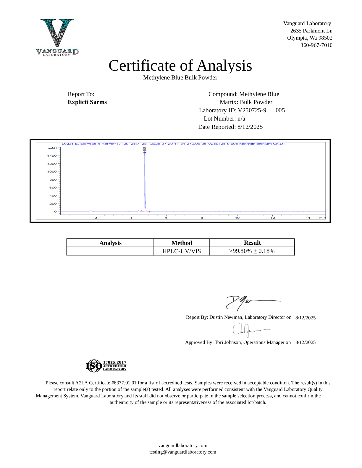 1% Methylene Blue - Image 2