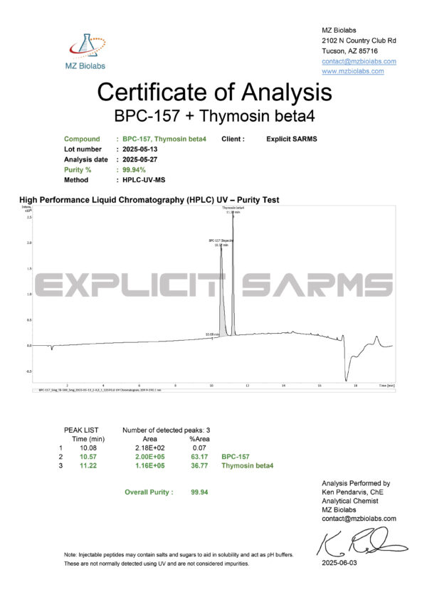 BPC-157 / TB500 20mg - Image 3