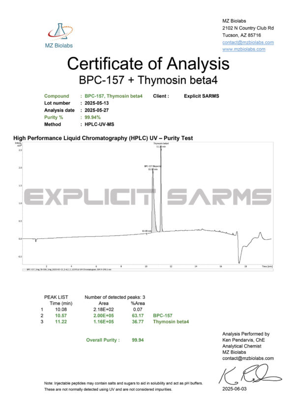 BPC-157 / TB500 20mg - Image 3